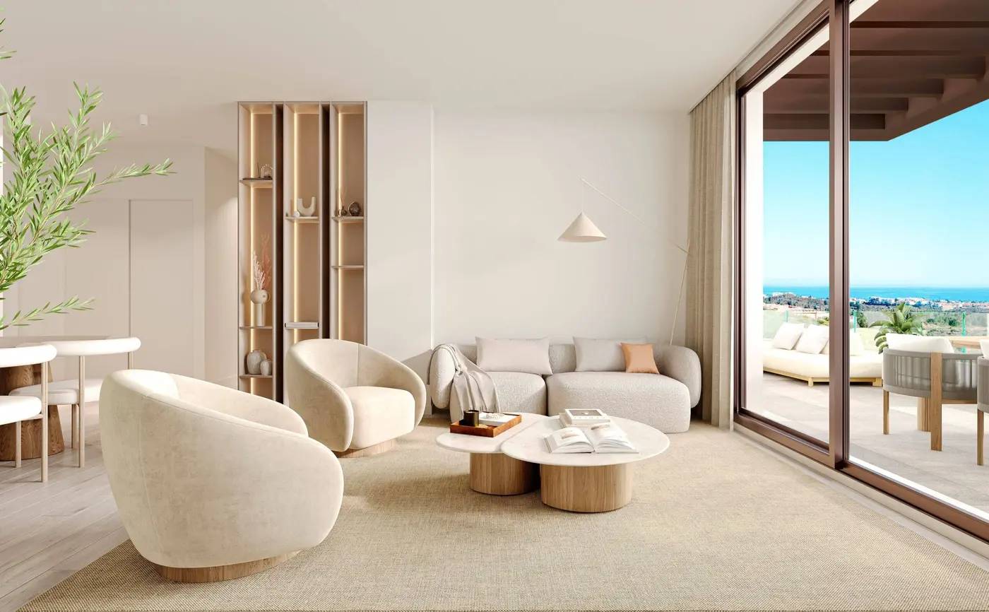 Apartamenty i penthousy z widokiem na morze w Mijas Costa — Mijas Costa, Hiszpania (zdjęcie 4 z 10)