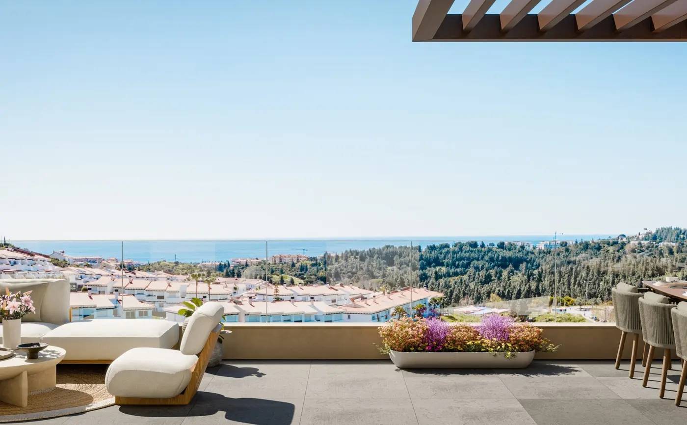 Apartamenty i penthousy z widokiem na morze w Mijas Costa — Mijas Costa, Hiszpania (zdjęcie 7 z 10)