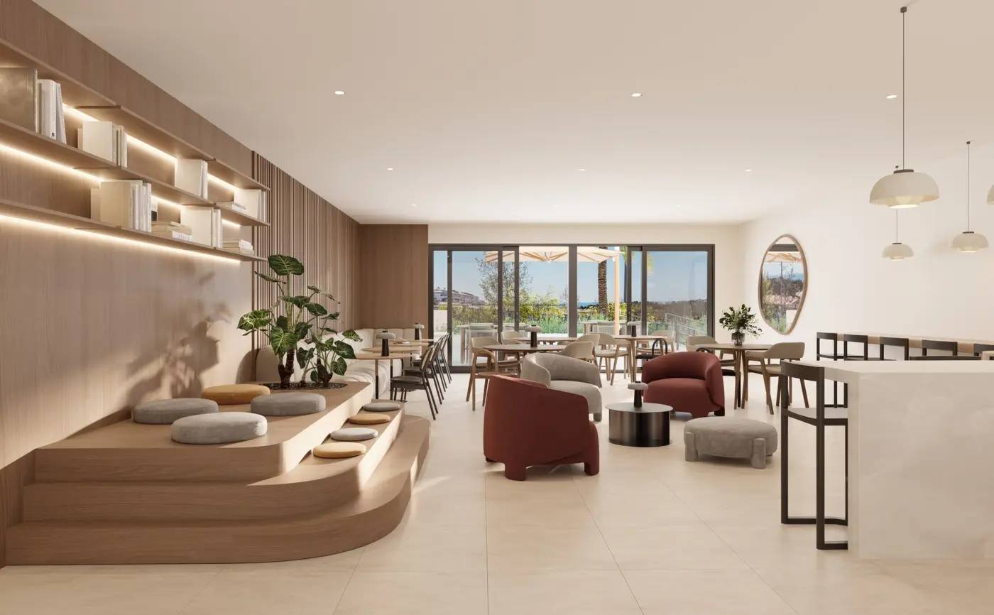 Apartamenty i penthousy z widokiem na morze w Mijas Costa — Mijas Costa, Hiszpania (zdjęcie 10 z 10)