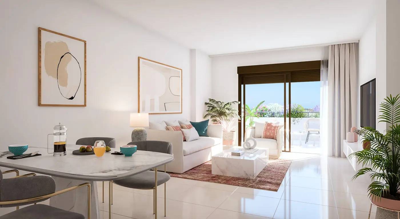 Apartamenty i penthousy z widokiem na morze przy polu golfowym w Estepona — Estepona, Hiszpania (zdjęcie 7 z 10)