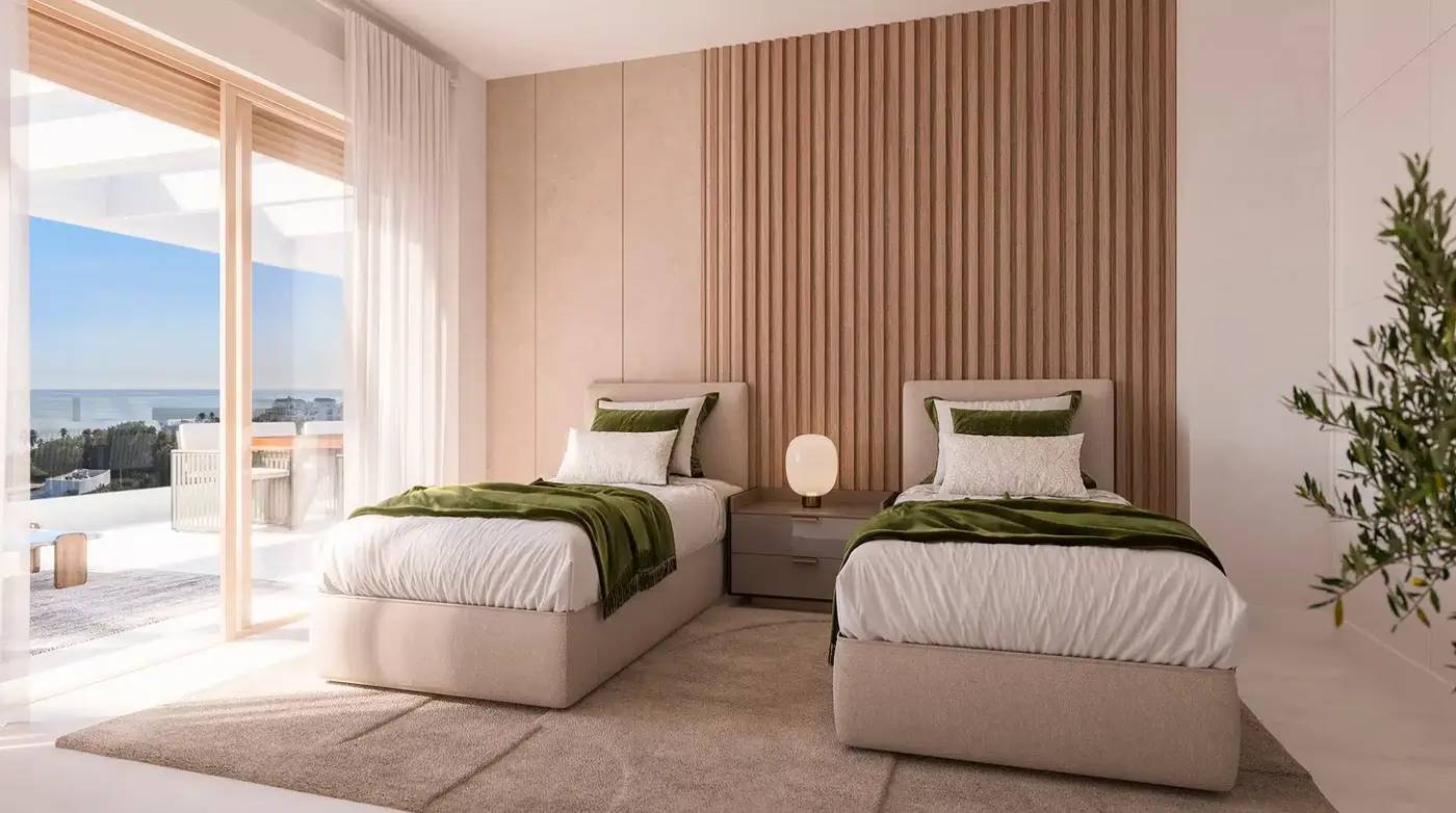 Kameralne apartamenty i penthousy z widokiem na morze w Estepona — Estepona, Hiszpania (zdjęcie 5 z 10)