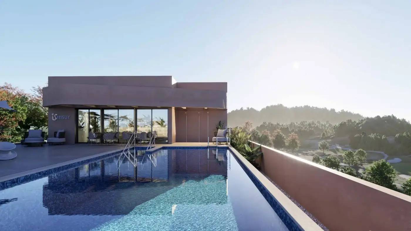Apartamenty przy Estepona Golf z panoramicznym widokiem na morze — Estepona, Hiszpania (zdjęcie 6 z 9)