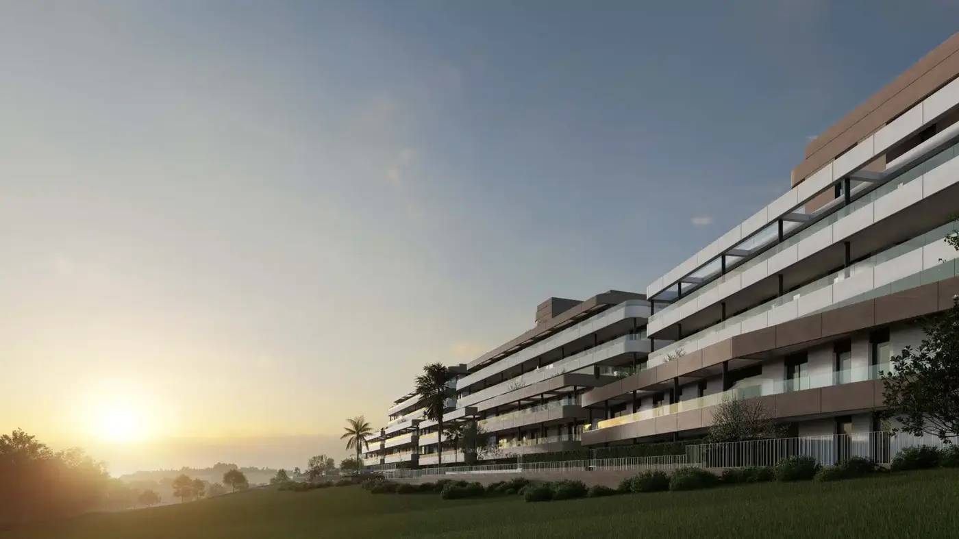 Apartamenty przy Estepona Golf z panoramicznym widokiem na morze — Estepona, Hiszpania (zdjęcie 8 z 9)