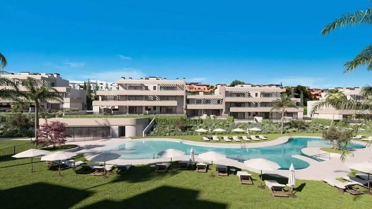 Apartamenty i penthousy w pierwszej linii golfa w Casares Costa — Casares, Hiszpania