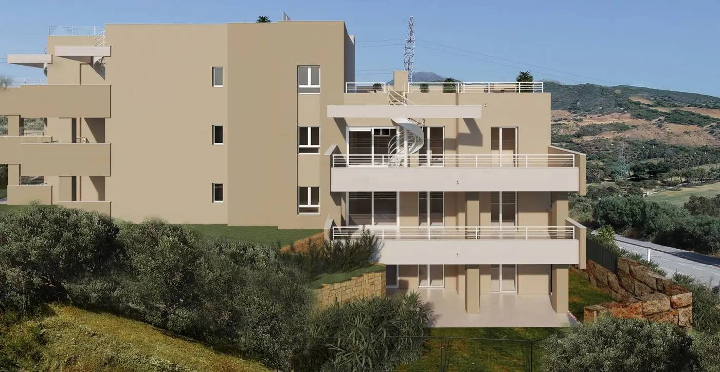 Apartamenty i penthousy z widokiem na pole golfowe w Estepona Golf — Estepona, Hiszpania (zdjęcie 6 z 25)
