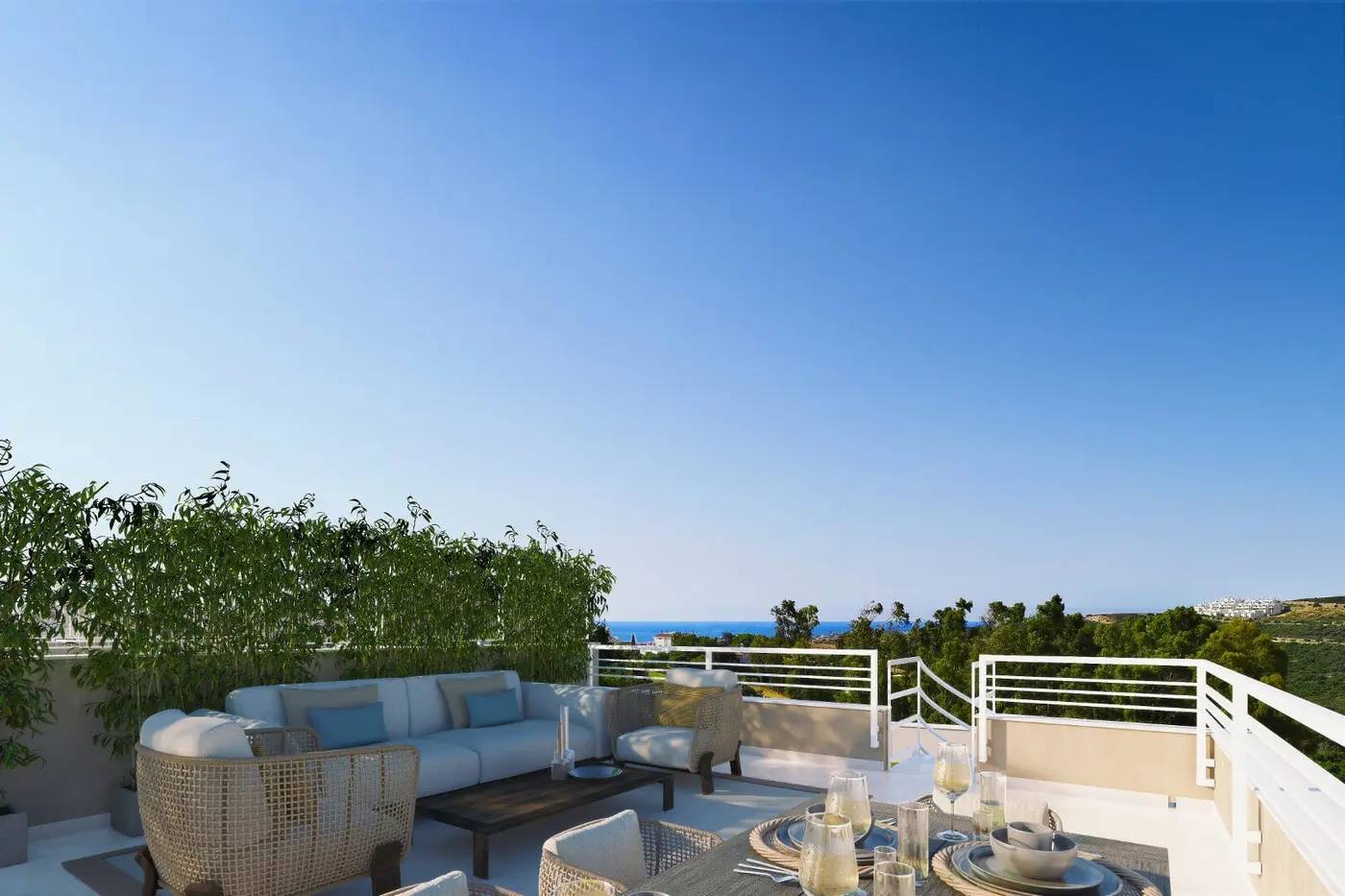 Apartamenty i penthousy z widokiem na pole golfowe w Estepona Golf — Estepona, Hiszpania (zdjęcie 12 z 25)