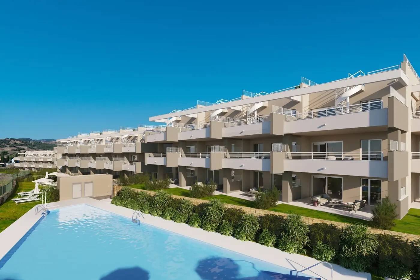 Apartamenty i penthousy z widokiem na pole golfowe w Estepona Golf — Estepona, Hiszpania (zdjęcie 14 z 25)