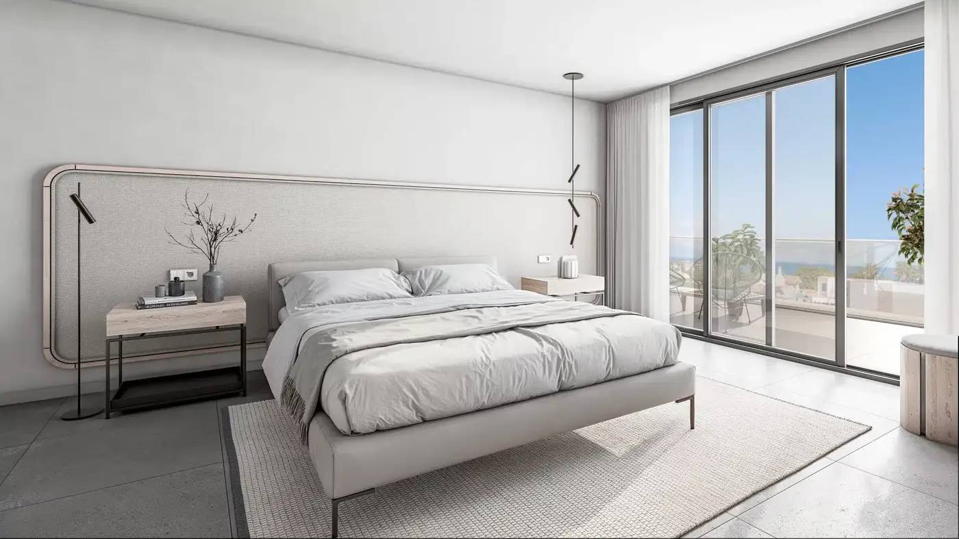 Apartamenty z prywatnymi basenami i widokiem na morze w Manilvie — Manilva, Hiszpania (zdjęcie 11 z 19)