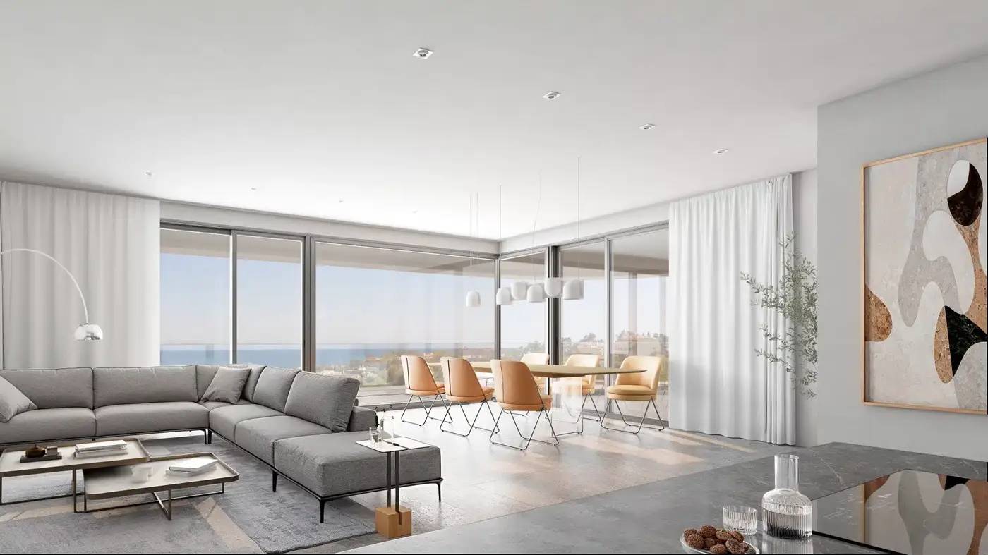 Apartamenty z prywatnymi basenami i widokiem na morze w Manilvie — Manilva, Hiszpania (zdjęcie 16 z 19)