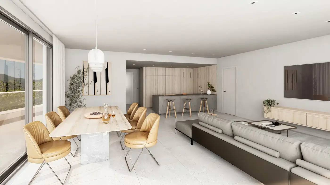 Apartamenty z prywatnymi basenami i widokiem na morze w Manilvie — Manilva, Hiszpania (zdjęcie 18 z 19)
