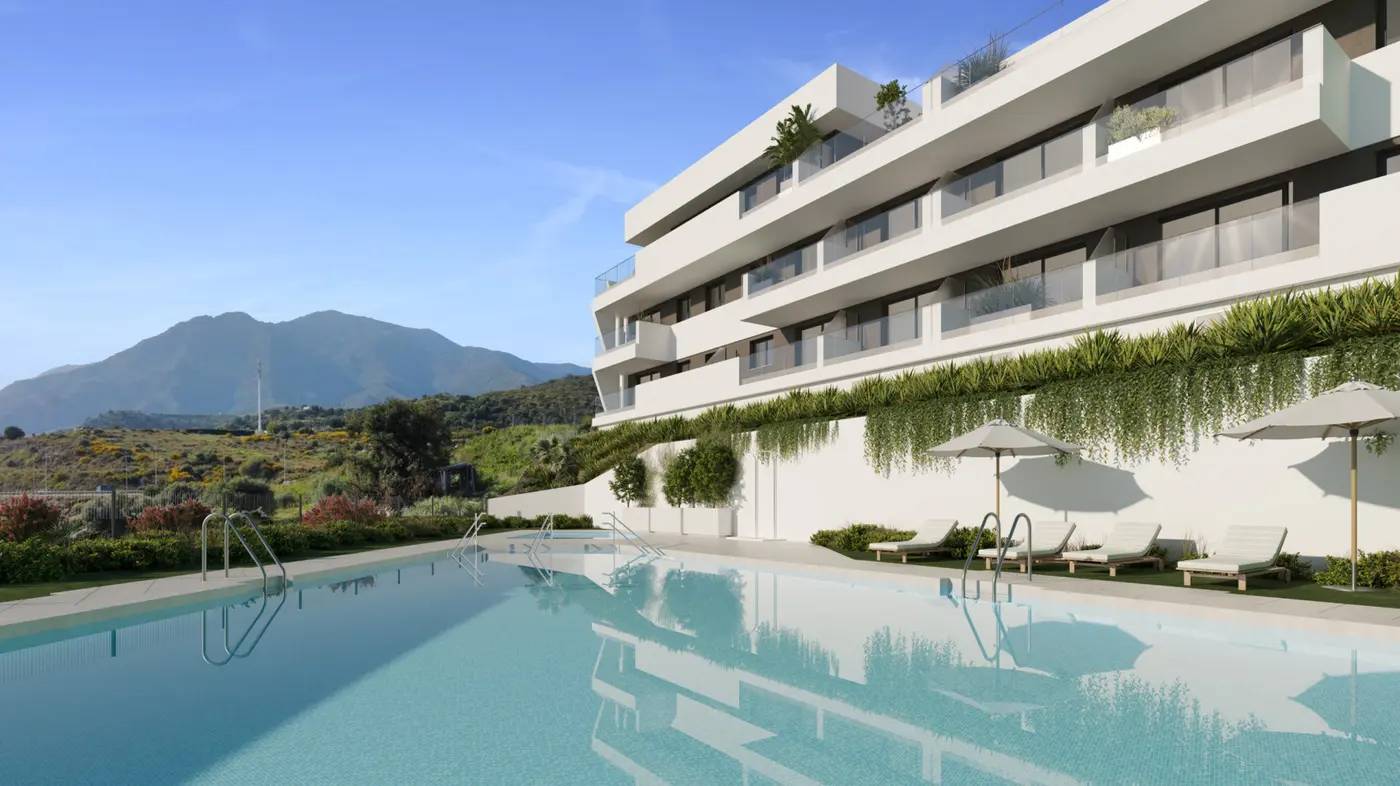 Nowoczesne apartamenty w siedmiu budynkach w Esteponie — Estepona, Hiszpania