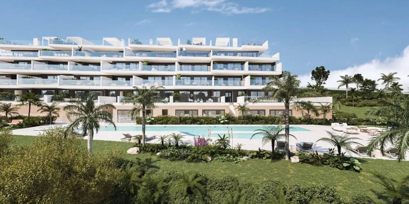 Nowoczesne apartamenty i penthousy z widokiem na morze w Manilvie — Manilva, Hiszpania