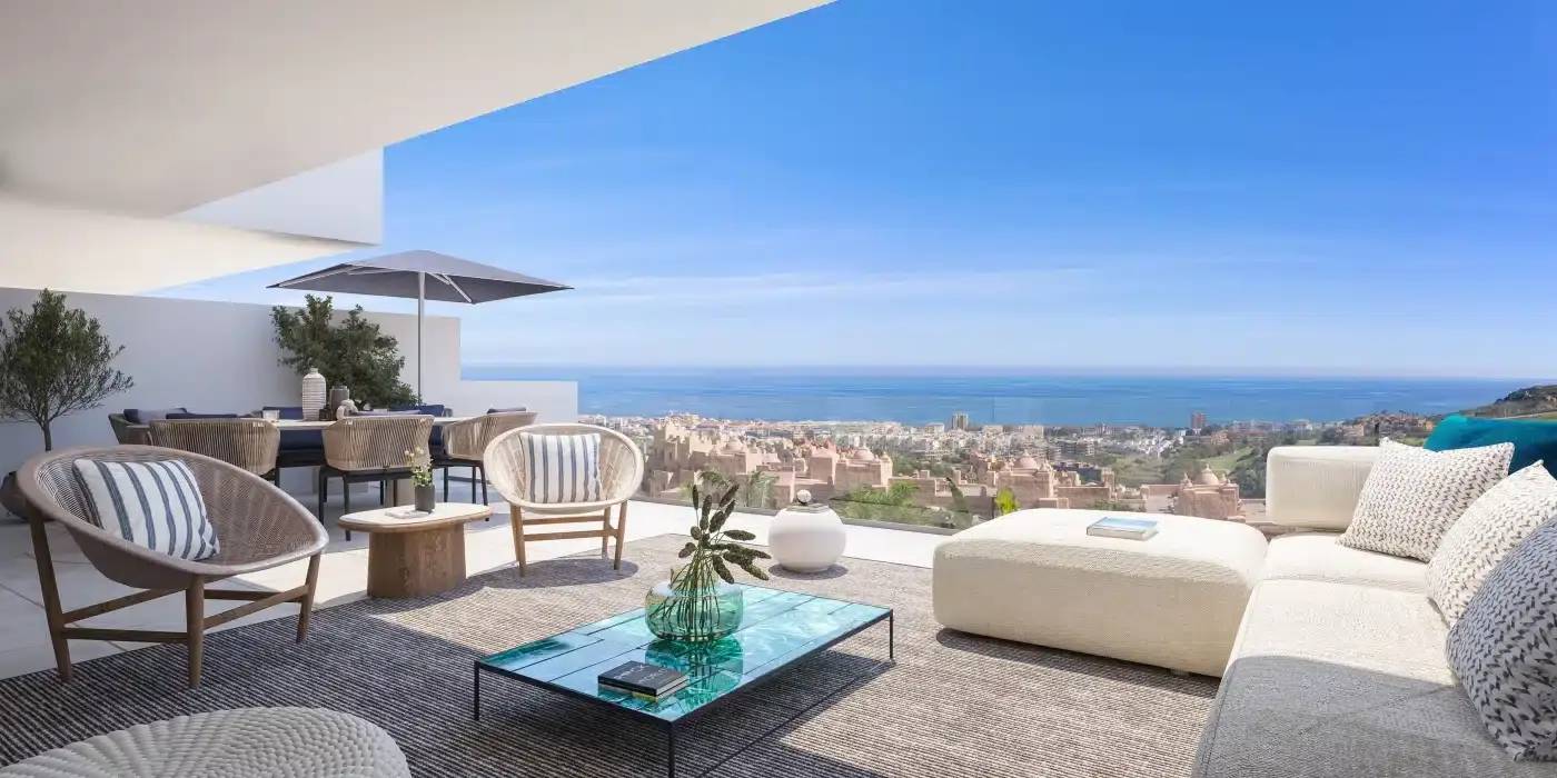 Nowoczesne apartamenty i penthousy z widokiem na morze w Manilvie — Manilva, Hiszpania (zdjęcie 5 z 12)