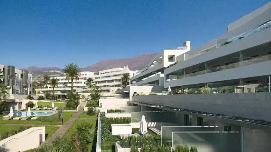 Nowoczesne  apartamenty z widokiem na góry i morze — Estepona, Hiszpania (zdjęcie 17 z 27)