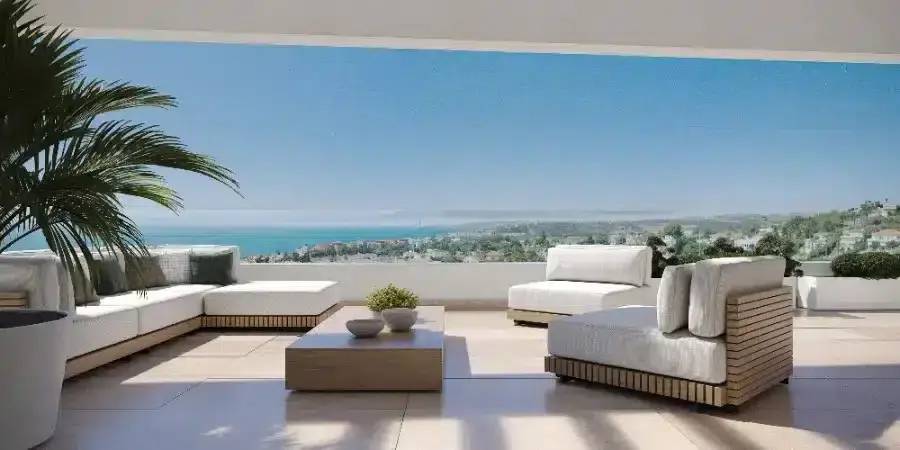 Nowoczesne  apartamenty z widokiem na góry i morze — Estepona, Hiszpania (zdjęcie 24 z 27)