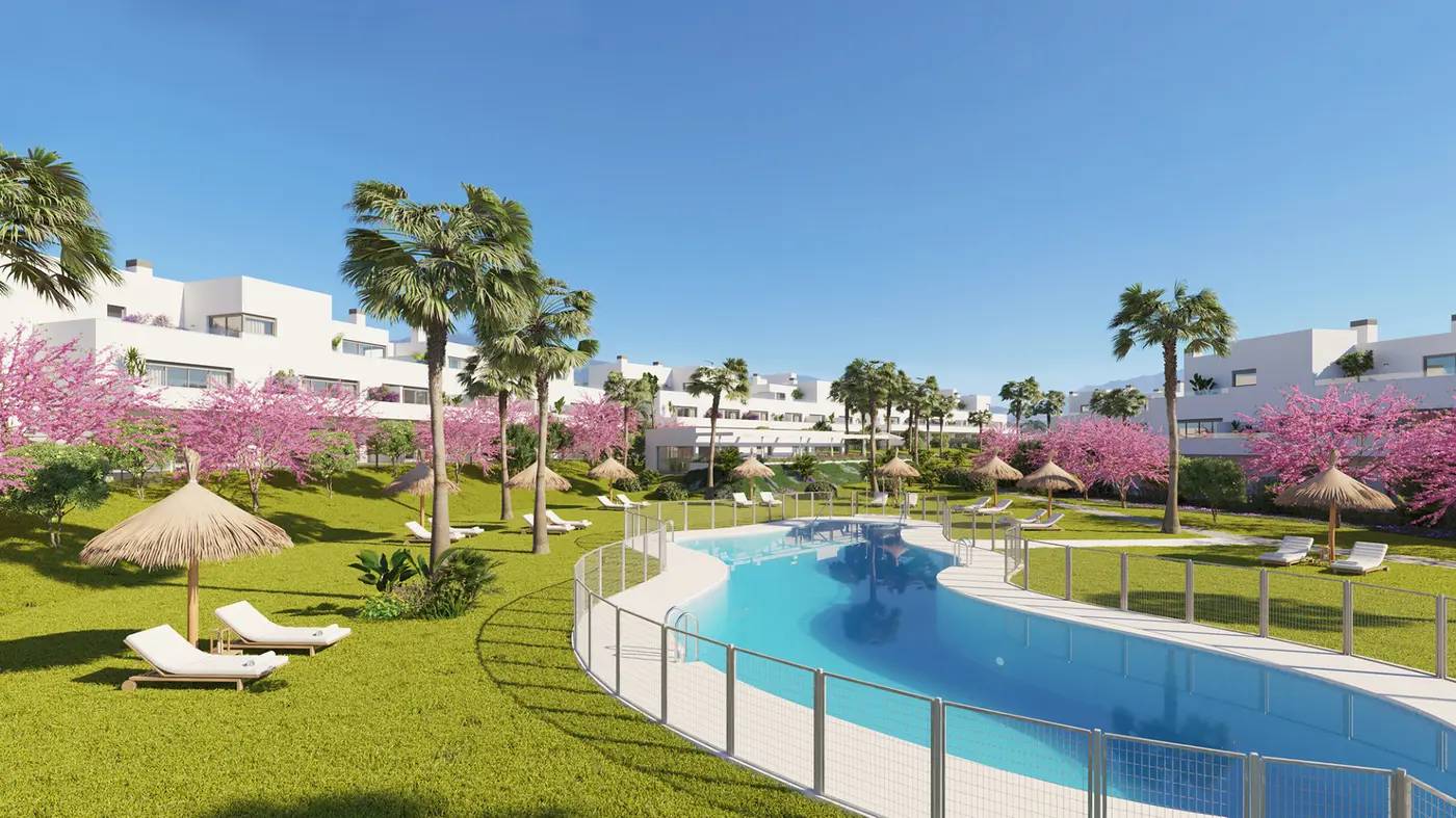 Piękne, eleganckie apartamenty na Nowej Złotej Mili w Esteponie — Estepona, Hiszpania