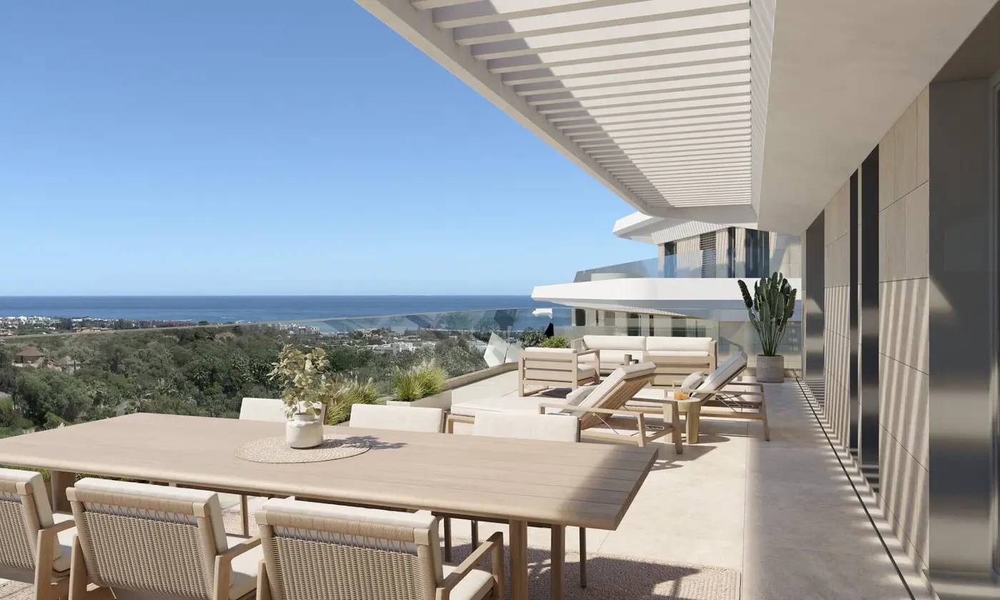Luksusowe  apartamenty i penthousy z widokiem na morze — Estepona, Hiszpania (zdjęcie 5 z 12)