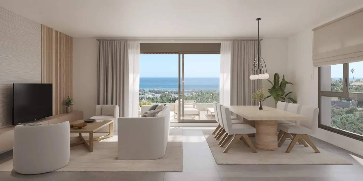 Luksusowe  apartamenty i penthousy z widokiem na morze — Estepona, Hiszpania (zdjęcie 8 z 12)