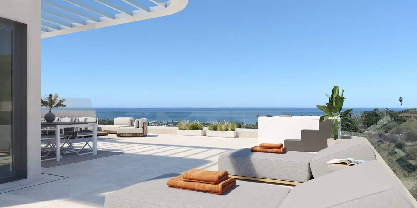 Luksusowe  apartamenty i penthousy z widokiem na morze — Estepona, Hiszpania (zdjęcie 9 z 12)