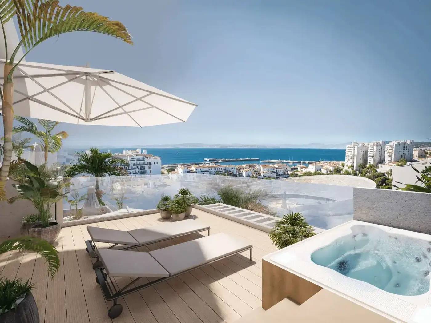 Apartamenty  100 m od plaży w Esteponie — Estepona, Hiszpania