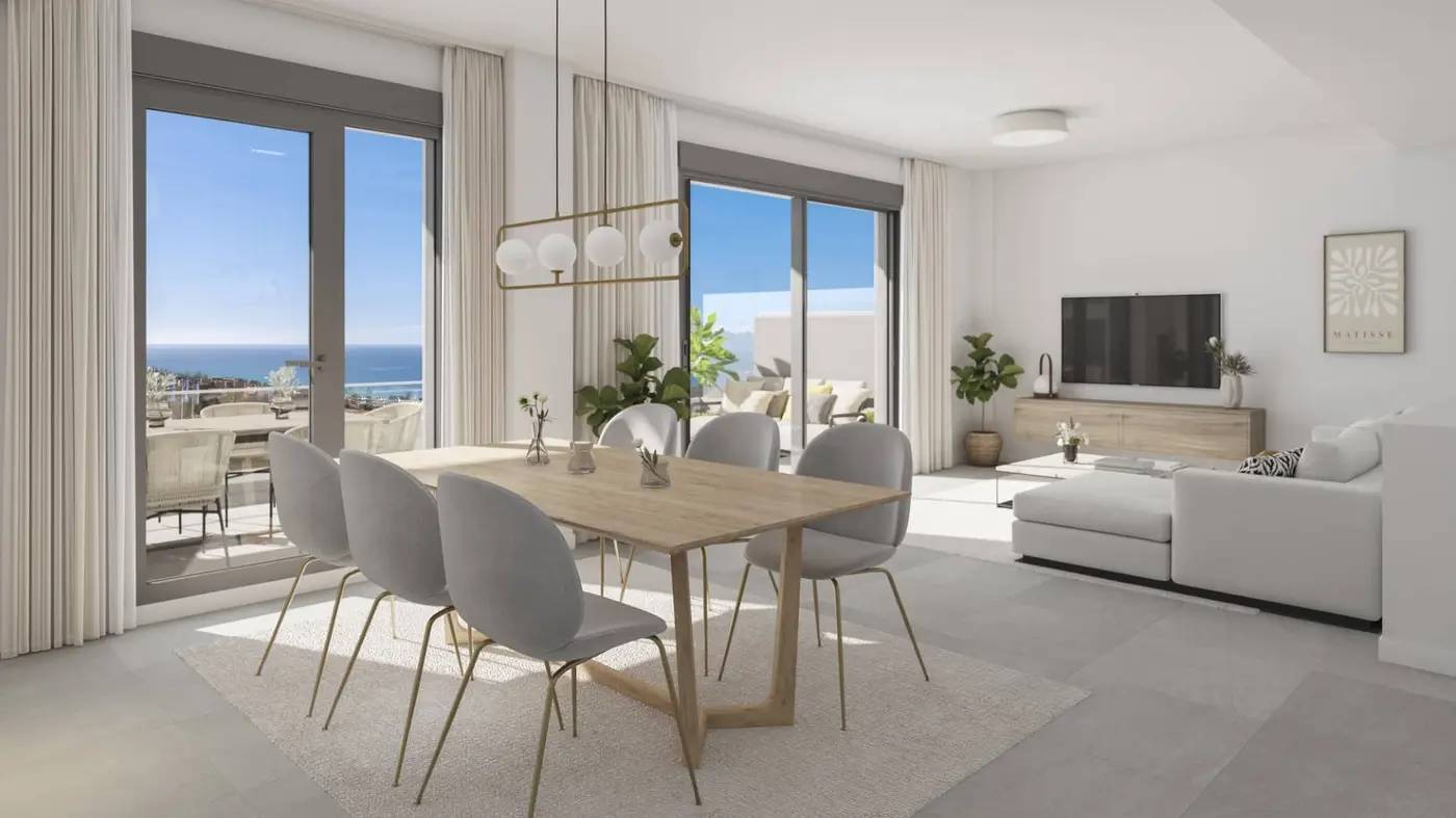 Apartamenty  z widokiem na morze w Manilvie — Manilva, Hiszpania (zdjęcie 6 z 12)