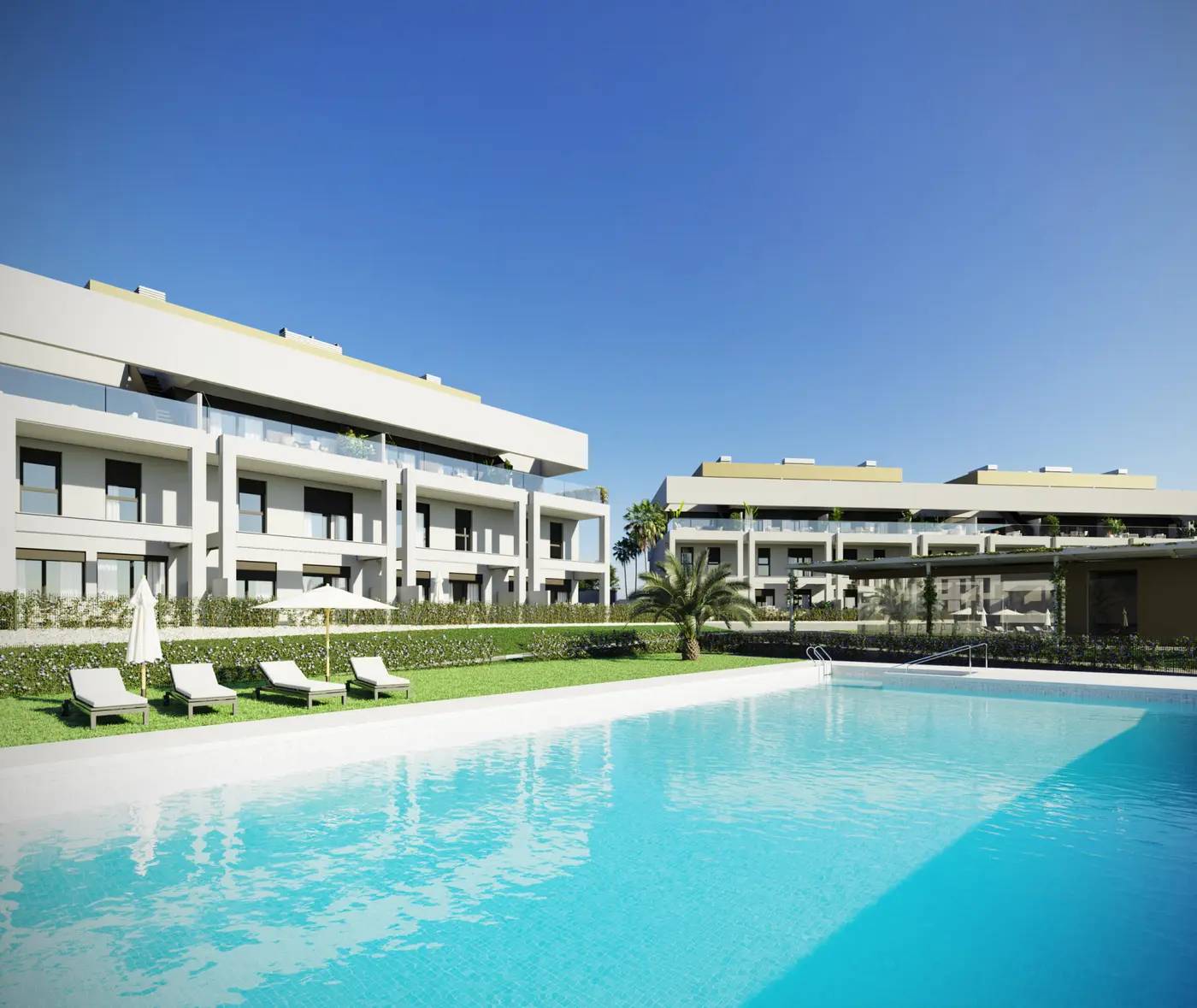 Apartamenty z widokiem na morze na Nowym Złotym Milach — Estepona, Hiszpania