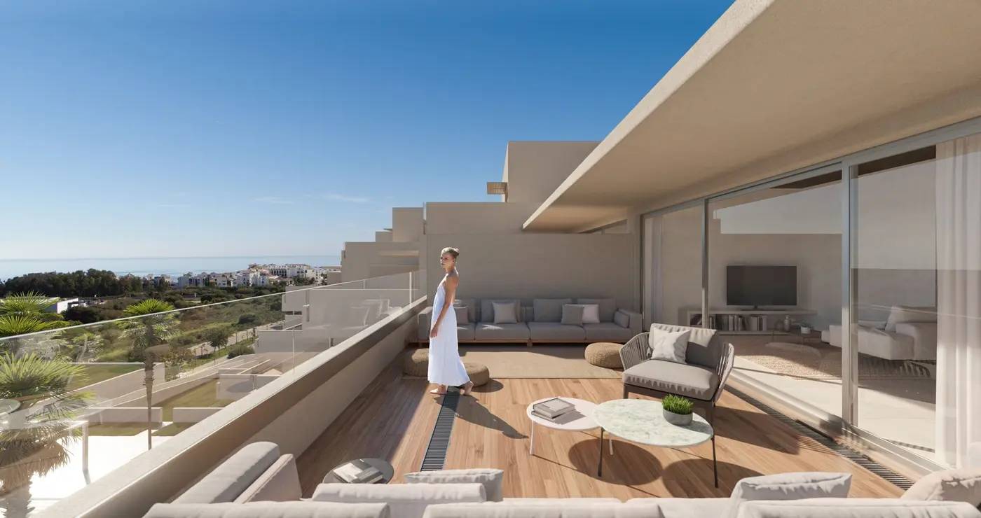 Nowoczesne Apartamenty i Penthouse z Widokiem na Morze w Esteponie — Estepona, Hiszpania (zdjęcie 7 z 9)