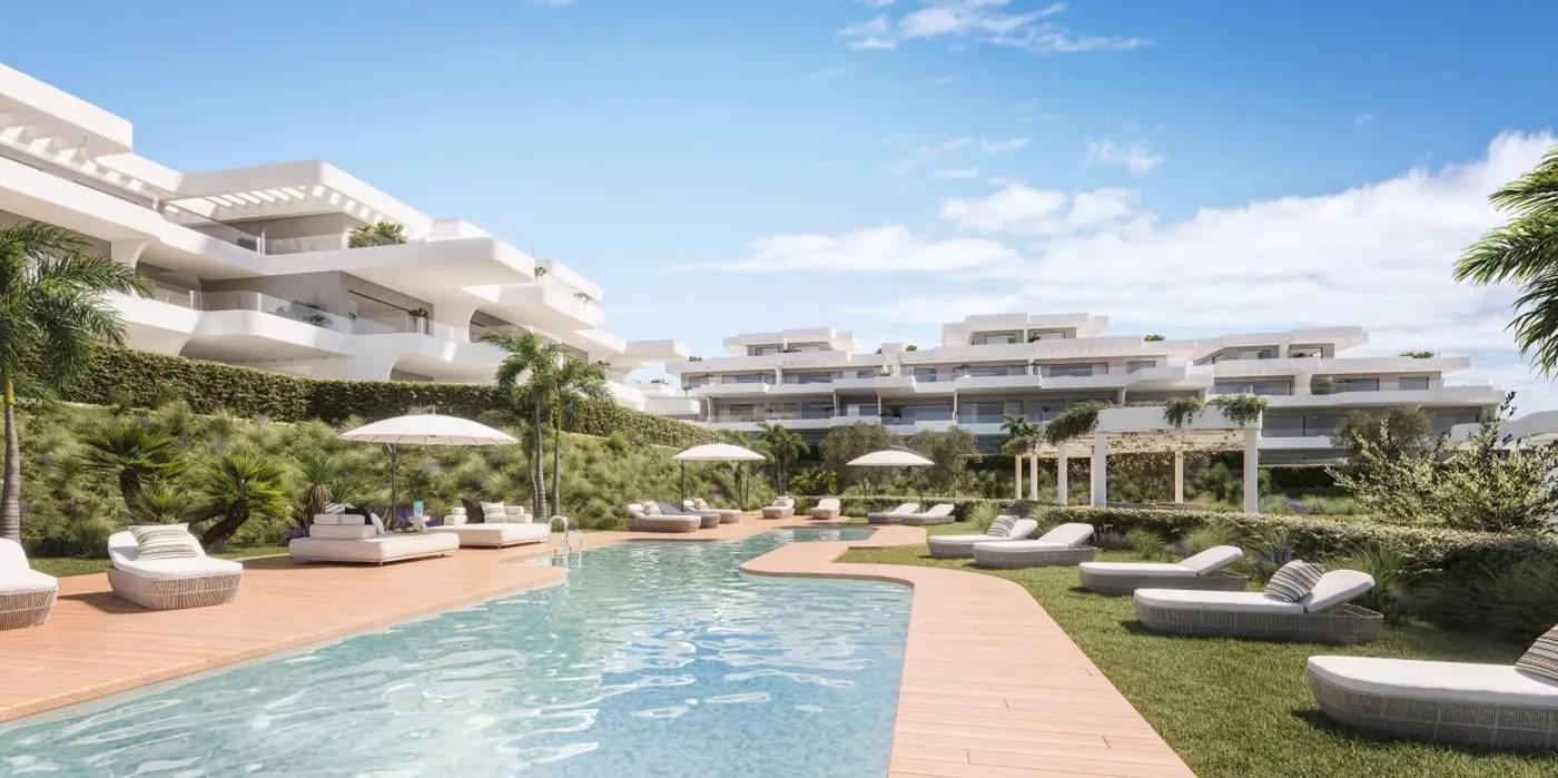 Butikowe Apartamenty i Penthouse z Basenem na New Golden Mile w Esteponie — Estepona, Hiszpania (zdjęcie 3 z 8)