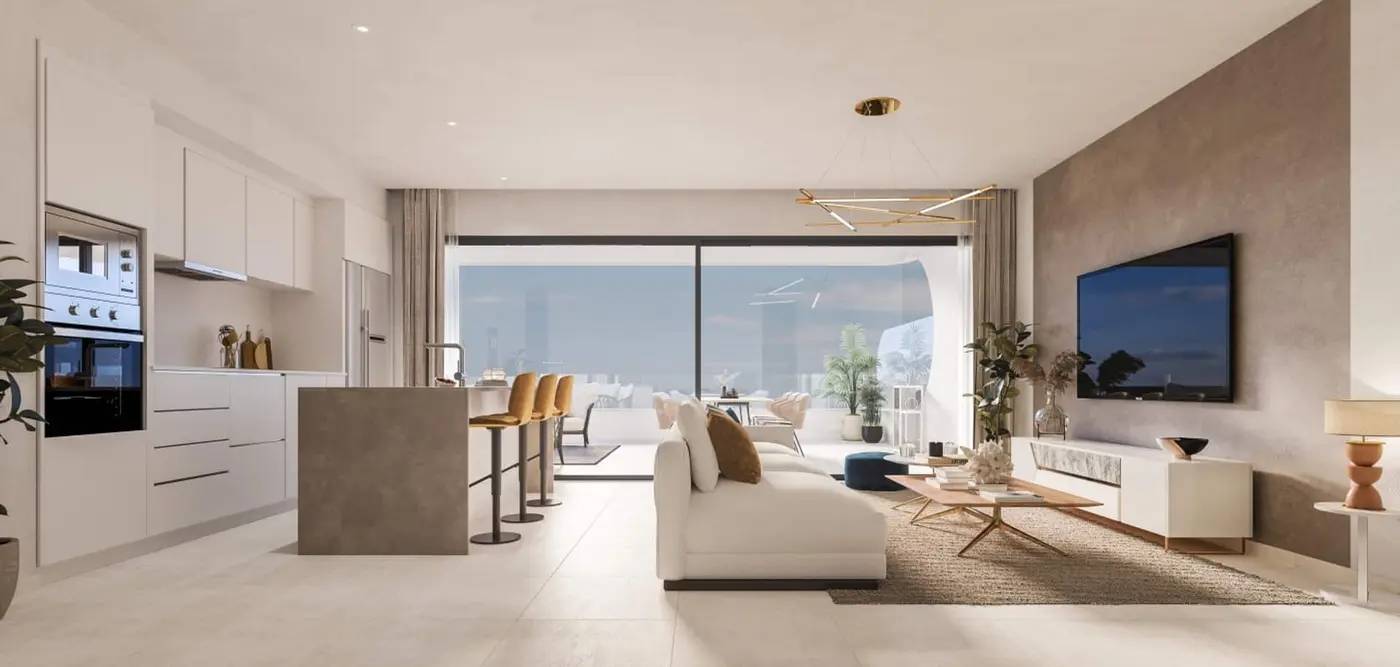 Butikowe Apartamenty i Penthouse z Basenem na New Golden Mile w Esteponie — Estepona, Hiszpania (zdjęcie 5 z 8)