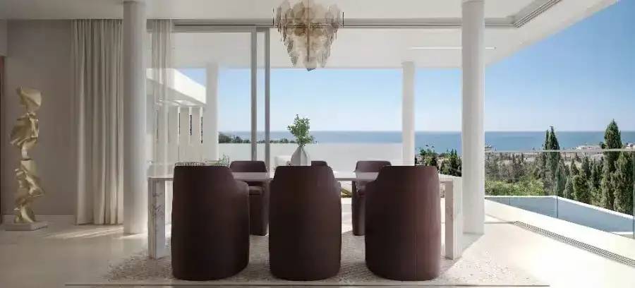 Ekskluzywne Wille z Widokiem na Morze w Esteponie – Zenity Cyan — Estepona, Hiszpania
