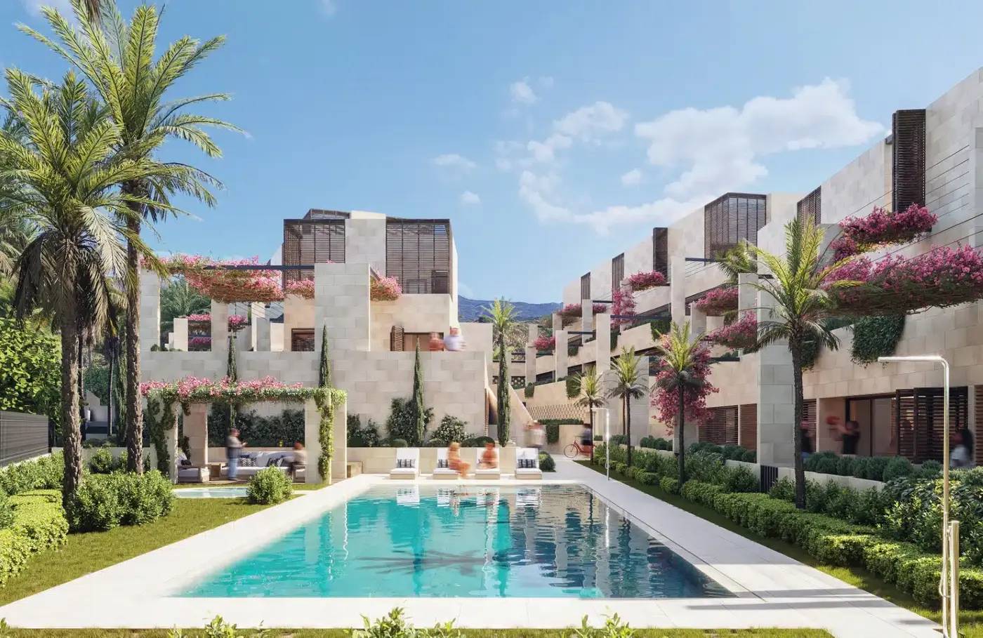 Butikowe Apartamenty w Andaluzyjskim Stylu 300m od Plaży – Bougainvillea Estepona — Estepona, Hiszpania