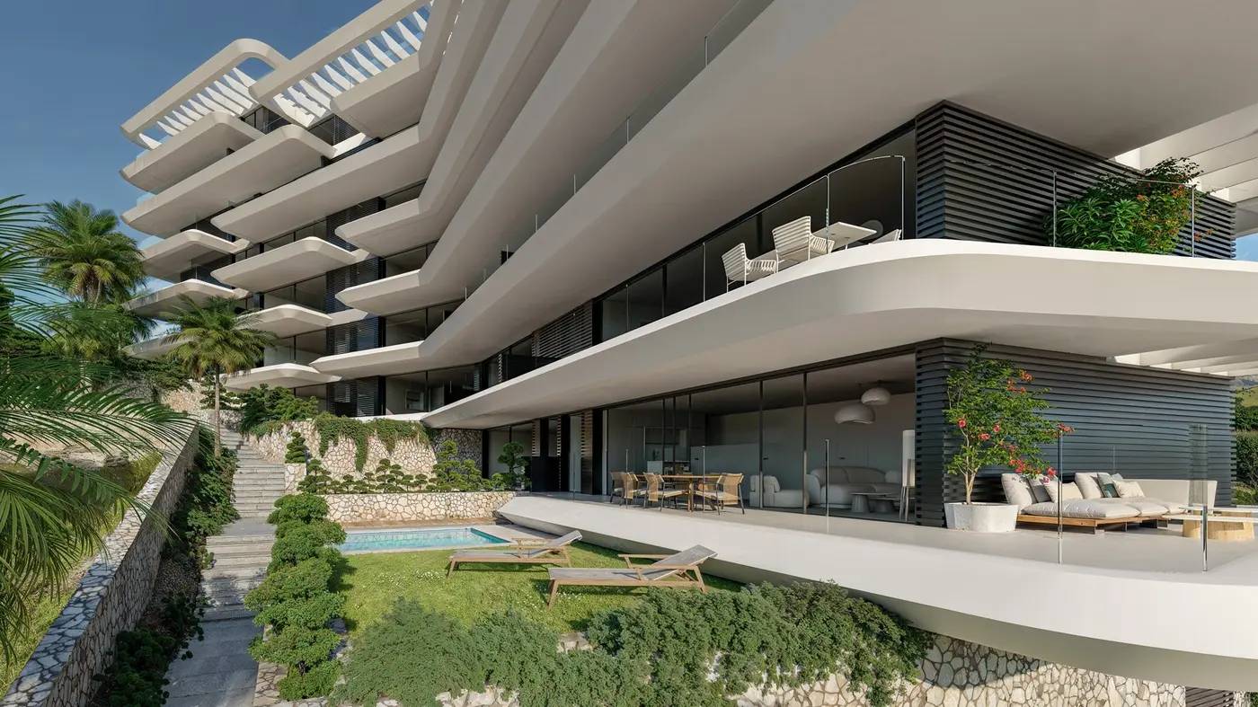 Nowoczesne Apartamenty z Panoramicznym Widokiem na Morze w Esteponie – Las Mesas Blue Horizon — Estepona, Hiszpania (zdjęcie 3 z 10)