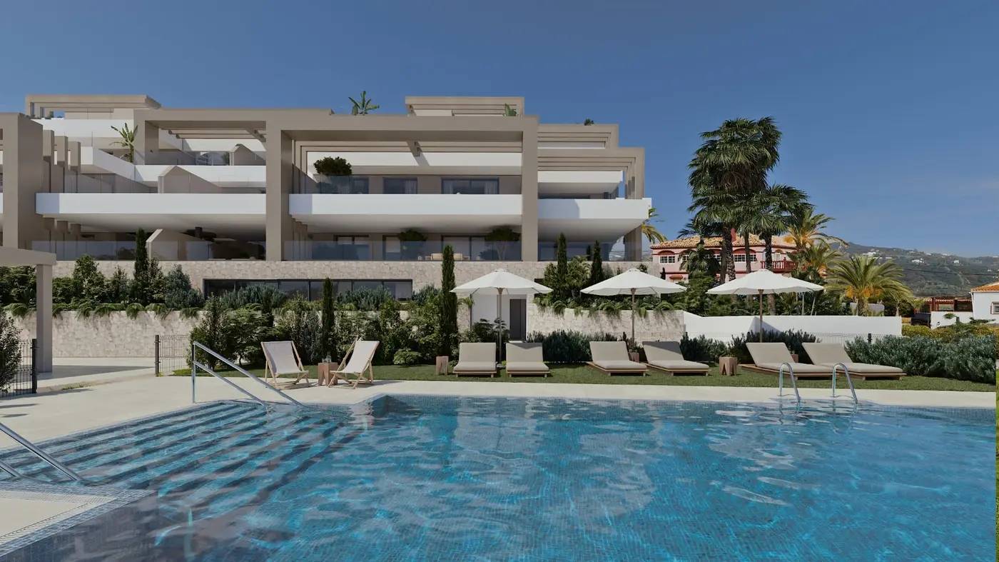 Butikowe Apartamenty z Widokiem na Morze i Gibraltar w Sercu Estepony – Las Mesas Infinity Homes — Estepona, Hiszpania (zdjęcie 3 z 10)