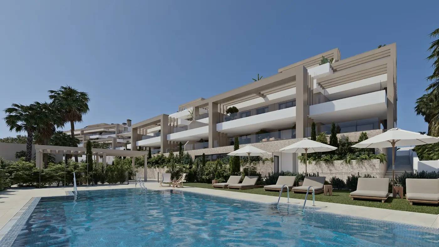 Butikowe Apartamenty z Widokiem na Morze i Gibraltar w Sercu Estepony – Las Mesas Infinity Homes — Estepona, Hiszpania (zdjęcie 5 z 10)