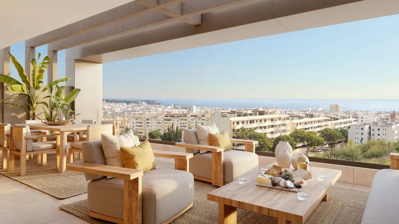 Butikowe Apartamenty z Widokiem na Morze i Gibraltar w Sercu Estepony – Las Mesas Infinity Homes — Estepona, Hiszpania (zdjęcie 7 z 10)