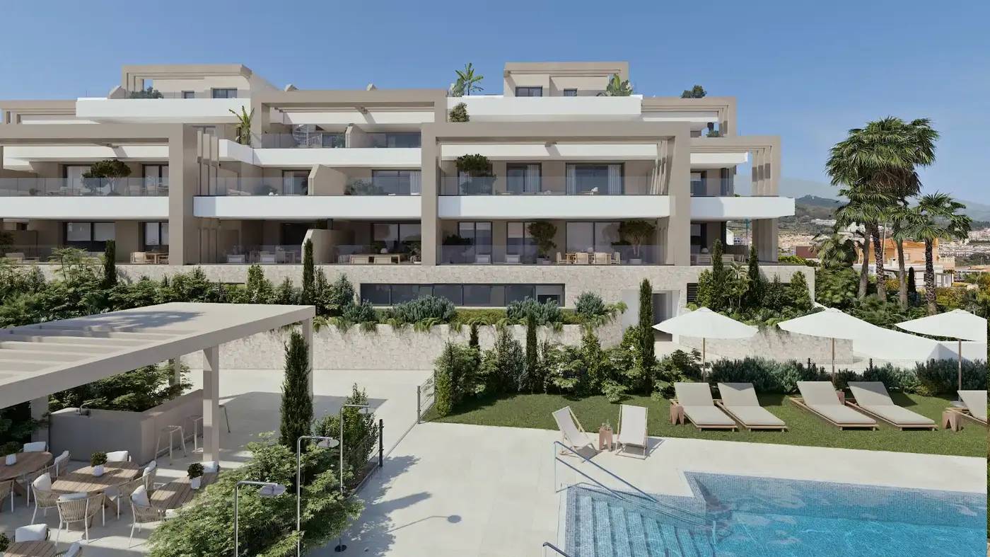 Butikowe Apartamenty z Widokiem na Morze i Gibraltar w Sercu Estepony – Las Mesas Infinity Homes — Estepona, Hiszpania (zdjęcie 8 z 10)