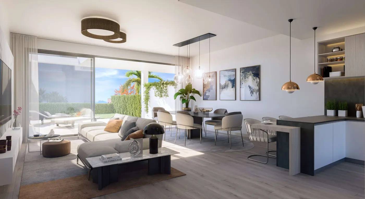 Ekskluzywne Szeregowce z Panoramicznym Widokiem na Gibraltar i Morze – Golden View II, Manilva — Manilva, Hiszpania (zdjęcie 5 z 8)