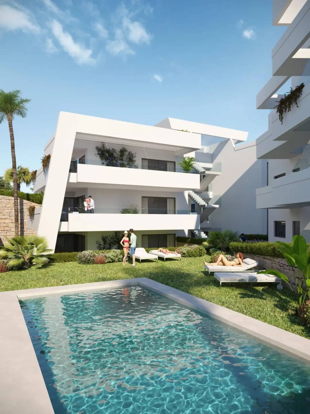 Nowoczesne Apartamenty z Przestronnymi Tarasami między Morzem a Górami Sierra Bermeja – Aires del Mar, Estepona — Estepona, Hiszpania