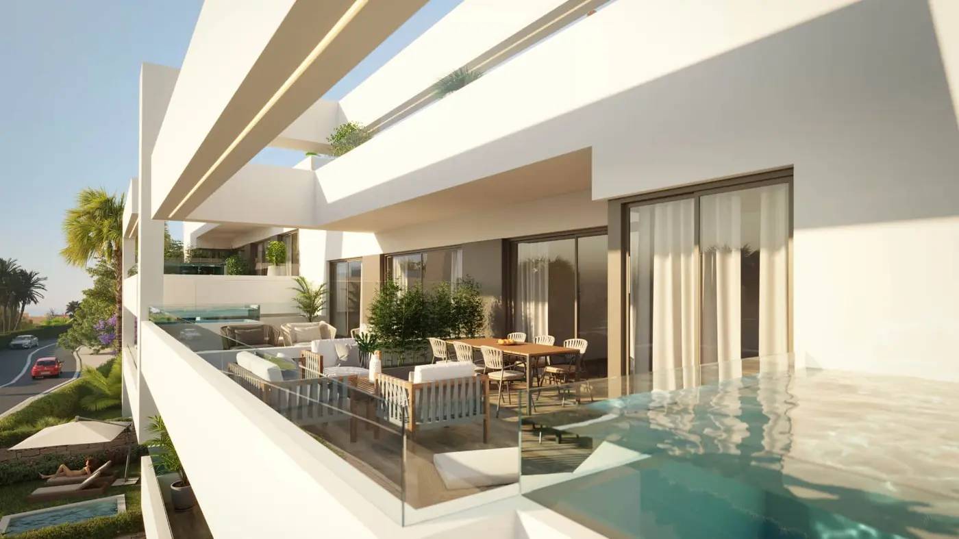 Nowoczesne Apartamenty z Przestronnymi Tarasami między Morzem a Górami Sierra Bermeja – Aires del Mar, Estepona — Estepona, Hiszpania (zdjęcie 7 z 7)