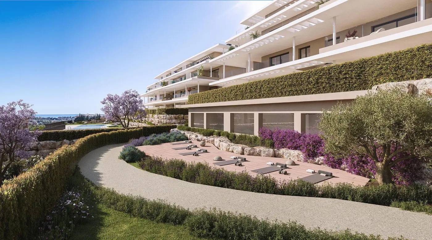 Nowoczesne Apartamenty i Penthouse'y z Panoramicznym Widokiem na Morze na New Golden Mile – Capri II, Estepona — Estepona, Hiszpania