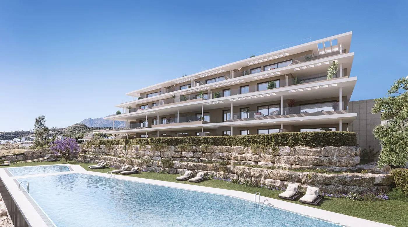 Nowoczesne Apartamenty i Penthouse'y z Panoramicznym Widokiem na Morze na New Golden Mile – Capri II, Estepona — Estepona, Hiszpania (zdjęcie 6 z 10)