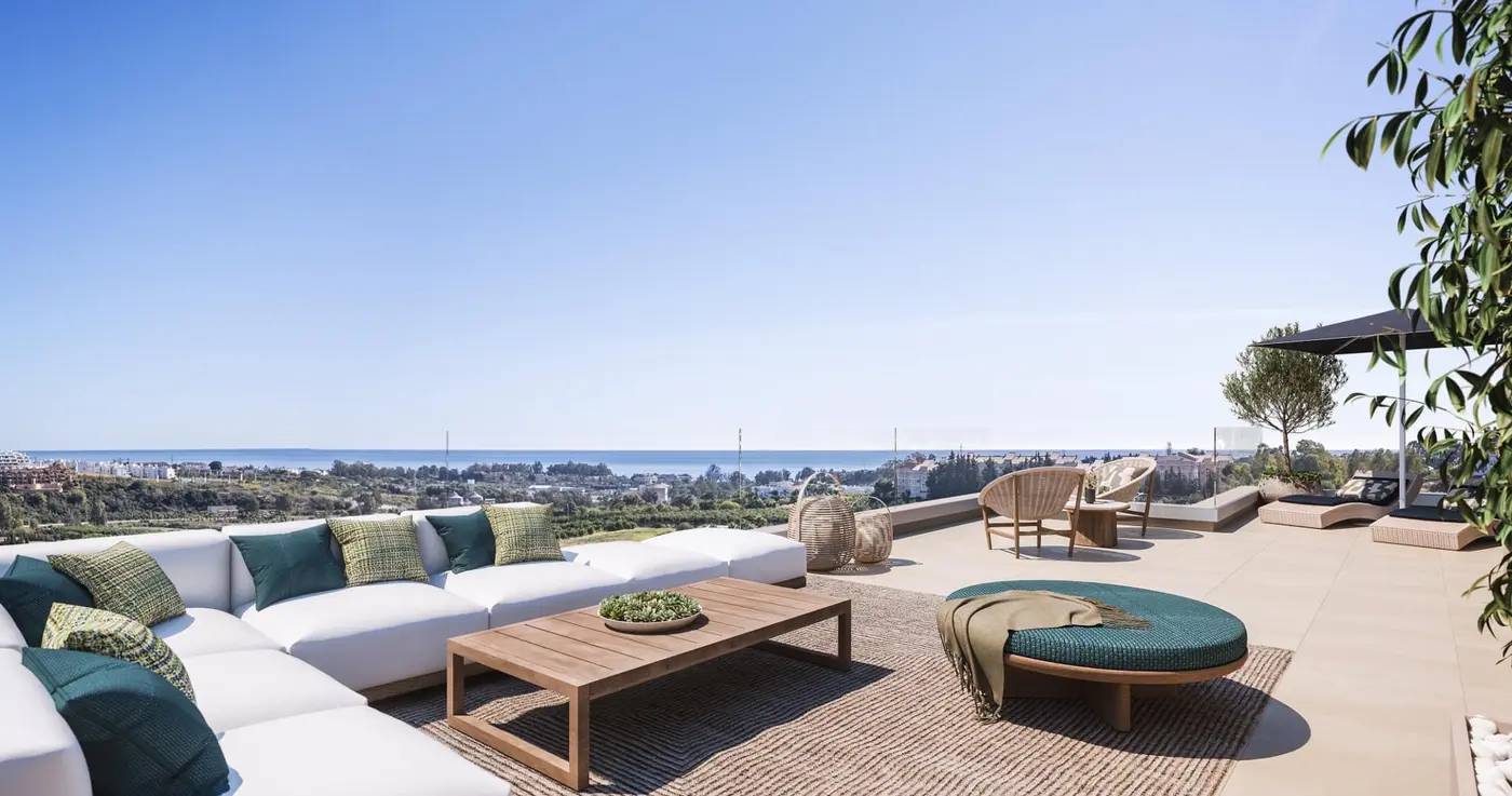 Nowoczesne Apartamenty i Penthouse'y z Panoramicznym Widokiem na Morze na New Golden Mile – Capri II, Estepona — Estepona, Hiszpania (zdjęcie 8 z 10)