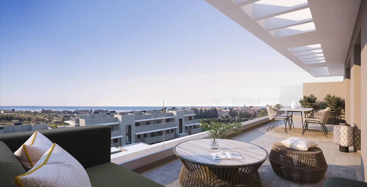 Nowoczesne Apartamenty i Penthouse'y z Panoramicznym Widokiem na Morze na New Golden Mile – Capri II, Estepona — Estepona, Hiszpania (zdjęcie 9 z 10)