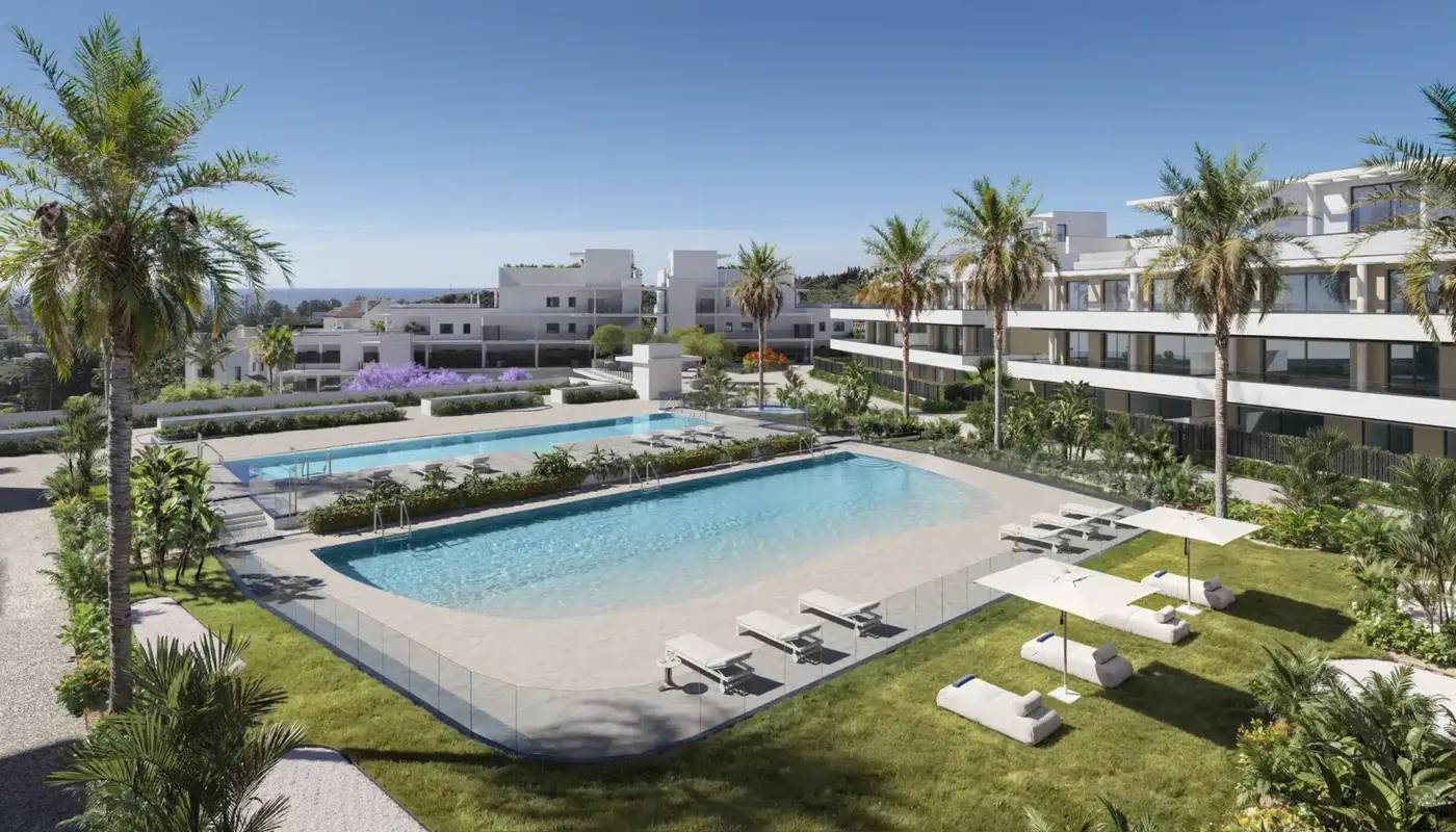 Nowoczesne Apartamenty z Tarasami i Basenem Infinity na New Golden Mile – Unelma, Estepona — Estepona, Hiszpania (zdjęcie 5 z 13)