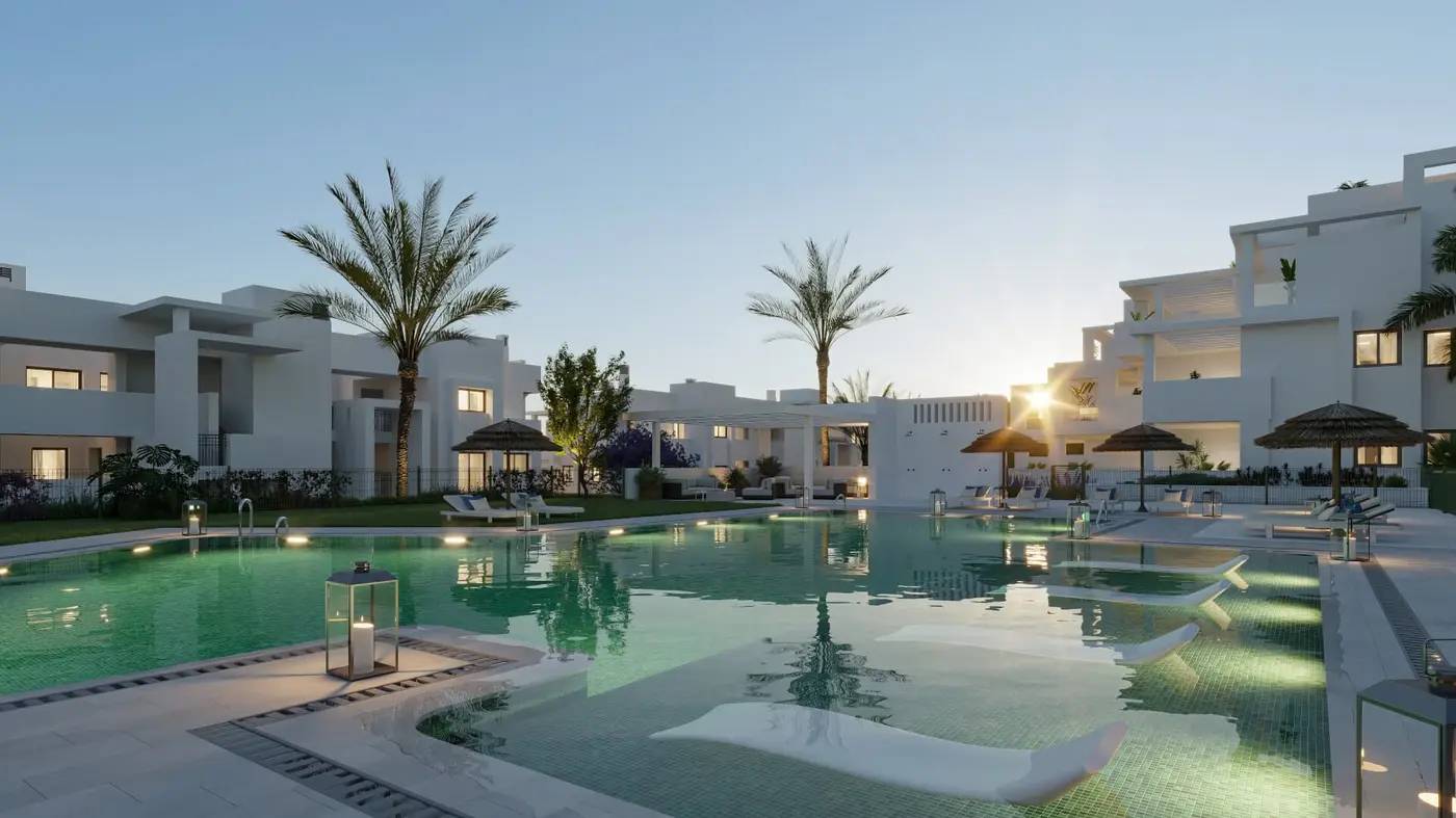 Nowoczesne Apartamenty i Penthouse'y 400 m od Plaży – Mala Kai, Estepona — Estepona, Hiszpania