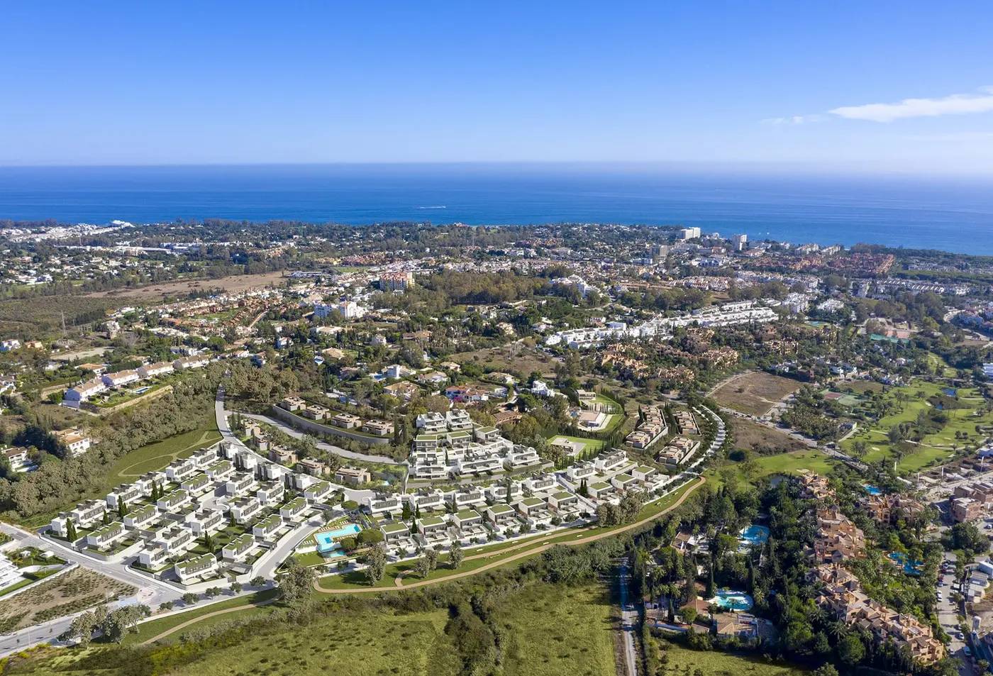 Bliźniacze Wille z Solarium i Widokiem na Morze przy Polu Golfowym – Serene Atalaya, Estepona — Estepona, Hiszpania (zdjęcie 10 z 10)