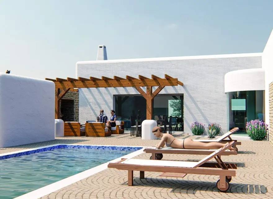 Willa w Stylu Ibizy z Prywatnym Basenem i Pergolą na Costa Blanca — Albir, Hiszpania (zdjęcie 3 z 15)