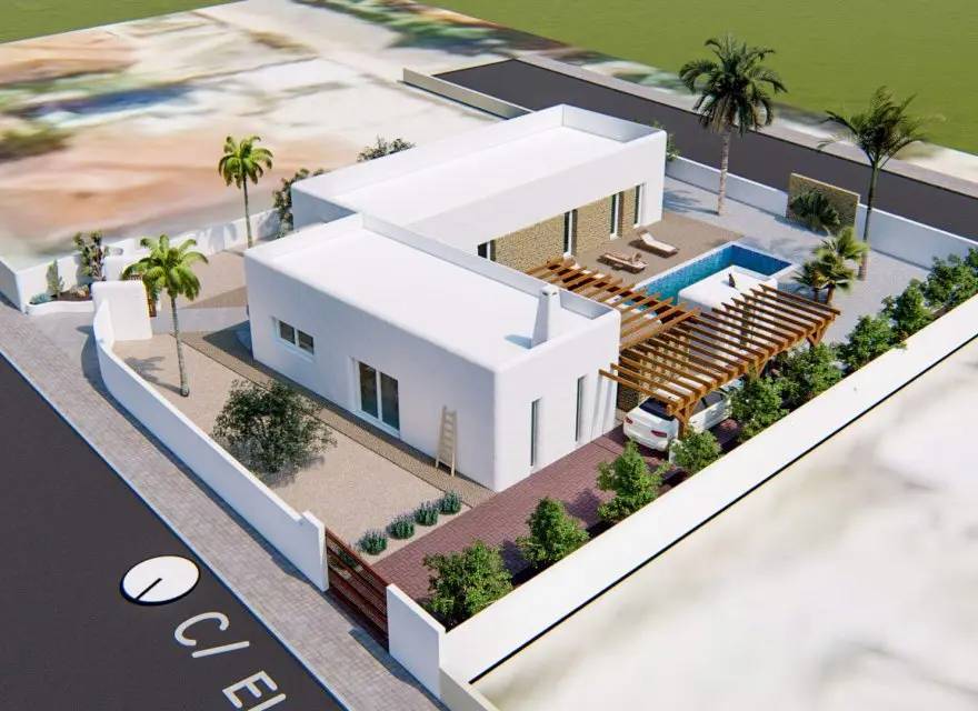 Willa w Stylu Ibizy z Prywatnym Basenem i Pergolą na Costa Blanca — Albir, Hiszpania (zdjęcie 4 z 15)