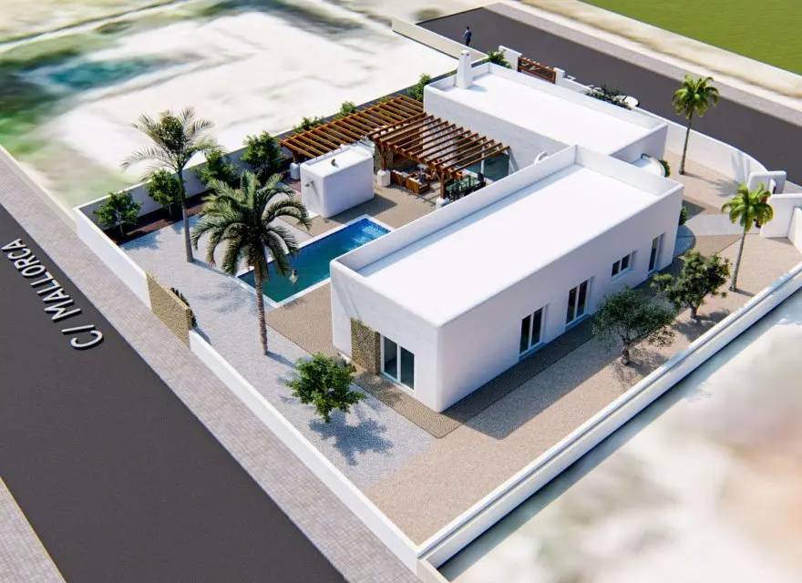 Willa w Stylu Ibizy z Prywatnym Basenem i Pergolą na Costa Blanca — Albir, Hiszpania (zdjęcie 5 z 15)
