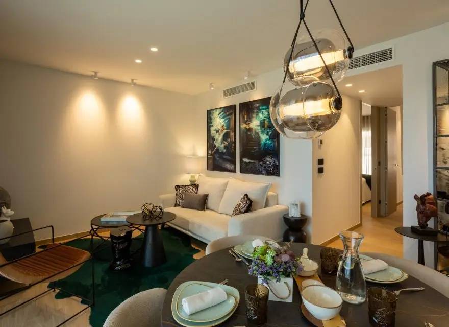 Nowoczesne Bungalowy z Ogrodem lub Solarium w Resorcie Golfowym — Algorfa, Hiszpania (zdjęcie 4 z 12)